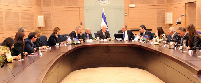 Delegation of Azerbaijani parliament visits Israeli Knesset